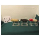 3- HEDDON CCBC SHAKESPEARE MICE LURES