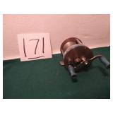 EARLY JEWEL BEARING CASTING REEL W/ SWIRL TRIM