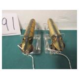 2- HEDDON VAMPIRE GLASS EYE LURES 41/4"