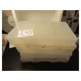 5- PLASTIC LURE CASES