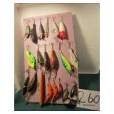 20- VINTAGE LURES W/ CASE