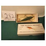 THE NIANGUA MINNOW GREEN CRPOKLE BACK
