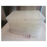 5- DIVIDED PLASTIC LURE CASE