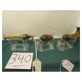3- CCBC VINTAGE LURES ,2- DING BATS, MINNOW