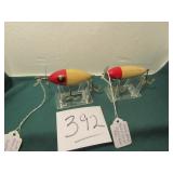 2- SOUTH BEND BEST - LUCK LURES, SURFACE LURE