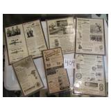 6- FISHING & TACKLE ADVERTISING PIECES