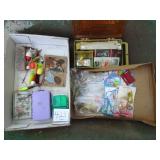 TACKLE BOX & 2 FLAT FULL FISHING TACKLE