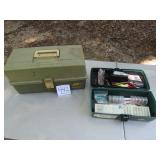 2- POLY TACKLE BOXES    PICK UP ONLY