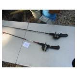 KODIAK ROD W/ ZEBCO BLACK 33 REEL, DAIWA ROD