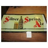 SILVER SPRING ALE EMBOSSED METAL SIGN83/4 " X191/2