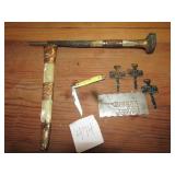 3- 1941 ILLINOIS CONSERVATION METAL TAGS, POCKET