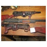 3- PLASTIC TOY GUNS   PICK UP ONLY