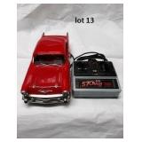2- REMOTE CONTROL 57 CHEVYS RED & BLACK