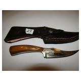 H.L. NORRIS # 428 CUSTOM MADE SKINNING KNIFE W/