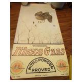 ITHACA GUNS NITRO POWDER PROVED ADVERTISING POSTER