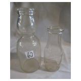 DRYDEN DAIRY GREENUP & JEWETT ILL. PINT MILK