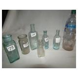 7- BOTTLES-HORSE LINOMENT , LIVER MEDICINE,