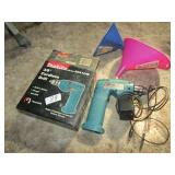 MAKITA 3/8 CORDLESS DRILL, FUNNELS