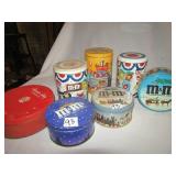 BOX OF M & M TINS