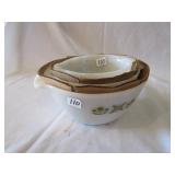 NOS FIRE KING NESTING BOWL SET