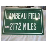LAMBEA FIELD SIGN 12"X 18"