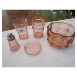 5 PIECES PINK DEPRESSION