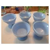 DORIC PATTERN DELPLITE DEPRESSION DESSERT GOBLETS