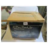 18 PIECES PUNCH BOWL SET