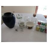 10 PIECES GLASSWARE -MOUNTAIN DEW STEMWARE,