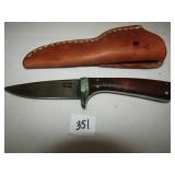 CUSTOM MADE 31/2" HUNTING KNIFEW/ DAMASCAS BLADE,