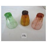 3- MEXICAN BOTTOMS UP SHOT GLASSES