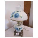 HAND PAINTED PARLOR LAMP