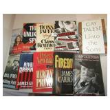 14 HARD BACK BOOKS- DANIEL SILVA, RONA JAFFE,JAME