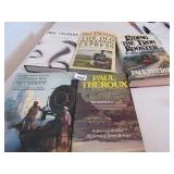 5- PAUL THEROUX BOOKS W/ TRAINS