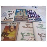 6- BOOKS- THE WILD BLUE, AIR FORCE EAGLES, THE