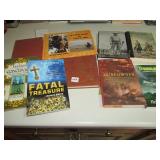 9 BOOKS- TEXAS RANGERS, ONE RANGER, MORE