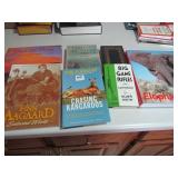 7- BOOKS- ELEPHANTS, AFTER THE HUNT, THE HUNTIN,