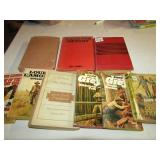 9- ZANE GREY ,LOUIS LAMOUR WESTERN BOOKS
