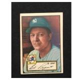 1952 Topps Ed Lopat Card 1952 Topps Ed Lopat Card