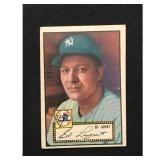 1952 Topps Ed Lopat Card