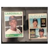 Pair Of 1964 Topps Baseball Hof Pair Of 1964 Topps Baseball Hof