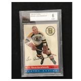 1954 Topps Hockey Bill Quackenbush Bgs 6