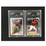 Two Gma Graded 8.5 Baseball Rookies