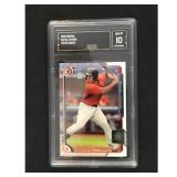 2015 Bowman Rafael Devers Rookie Gma 10