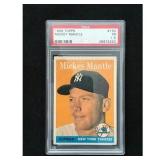 1958 Topps Mickey Mantle Psa 1.5 1958 Topps Mickey Mantle Psa 1.5