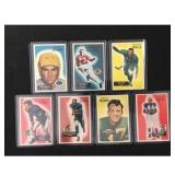 7 High Grade 1955 Bowman Football Cards 7 High Grade 1955 Bowman Football Cards