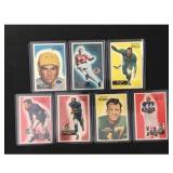 7 High Grade 1955 Bowman Football Cards