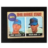 1968 Topps Nolan Ryan Rookie Creased 1968 Topps Nolan Ryan Rookie Creased