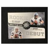 2006 Ud Rookie Debut Hasselbeck/brady Insert