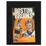 Barry Pederson Signed Bruins Media Guide 1984-85 Barry Pederson Signed Bruins Media Guide 1984-85